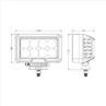 40W Retangular LED Work Light